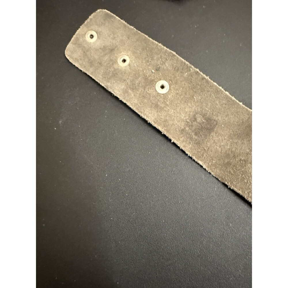 VINTAGE SILVER TONE METAL BANDOLIER BELT 31" - Picture 7 of 11